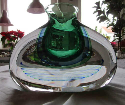 Vase murano 21 cm hoch - :,