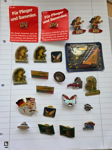 Sammlung pins und anstecker - sammlung,