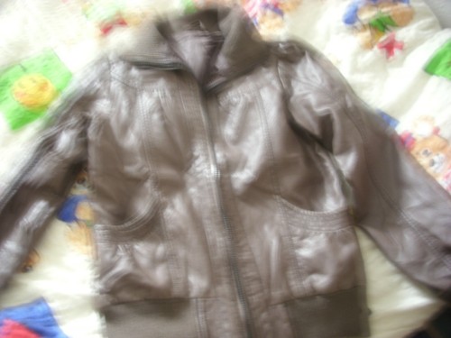 Okay braune lederjacke - okay, 152