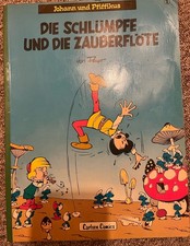 COMIC JOHANN UND PFIFFIKUS #1 DIE SCHLÜMPFE UND DIE ZAUBERFLÖTE / CARLSEN 1979