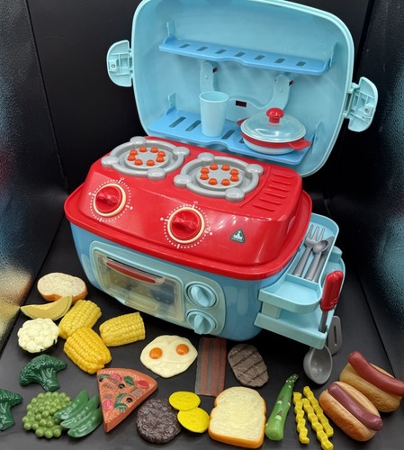 Elc blue sizzling kitchen bbq - blue, kitchen/bbq