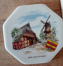 1St. Mosaik Fliese, Bad Zwischenahn, Feinkeramik, Porzellanlasur, NEU, Sechseck