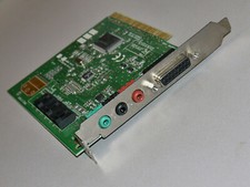 PCI-Karte Creative Labs - Modell CT5803 -  interne Sound Karte mit Gameport