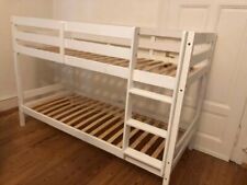 HOLZBETT KINDER STOCKBETT * WEISS * 200 x 90 * fast neu,