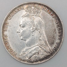 One Shilling 1892 - Queen