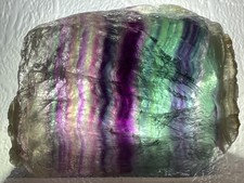 Sehr schöne Fluorit-Stufe aus alter Sammlung mit schönen Farben und Bänderungen