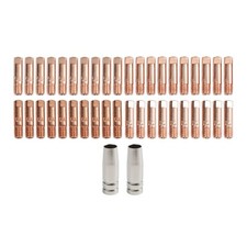 F??r MIG Schwei?teile Komplettset 42 Teile inkl. Spitzen in mehreren Gr??en