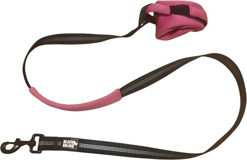 Black rhino hundeleine pink - black,
