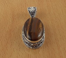 Tigerauge Stein 925 Sterling