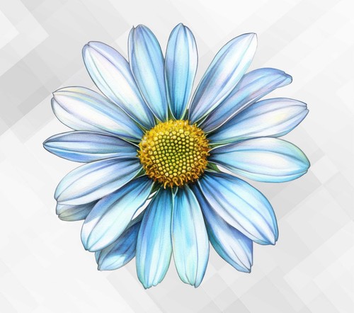 Blume wand vinyl aufkleber - blume,