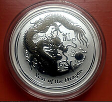 Drache : Year of the Dragon 1 Oz Silbermünze Australien 2012 Lunar als  Geschenk