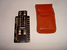 Addiphot Belichtungsmesser H.C. Lange alt Lederetui Bakelit Belichtungstabelle