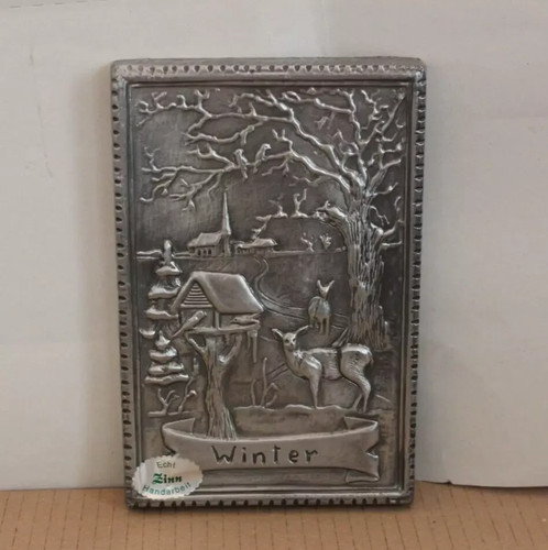 Wandbild zinn 800g - wandbild, relief