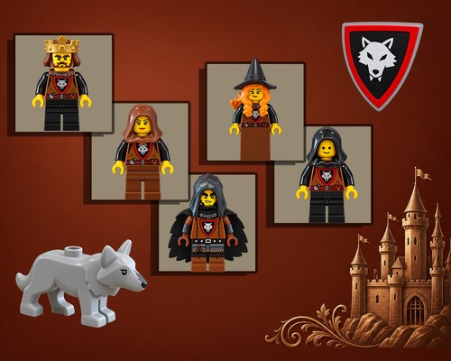 Lego ritter wolfpack - ritter,,