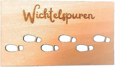 Fußabdruck Schablonen für