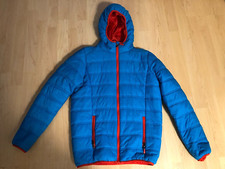 Herren Steppjacke Nordcap blau / rot Groesse M