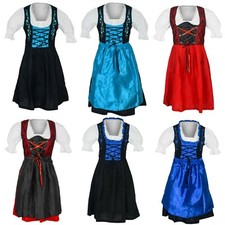 Dirndl 3 Tlg Set Trachtenkleid