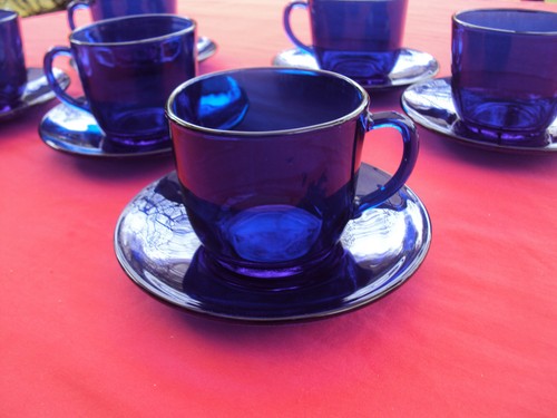 Kobaltblaue teiliges glas - 12-teiliges,