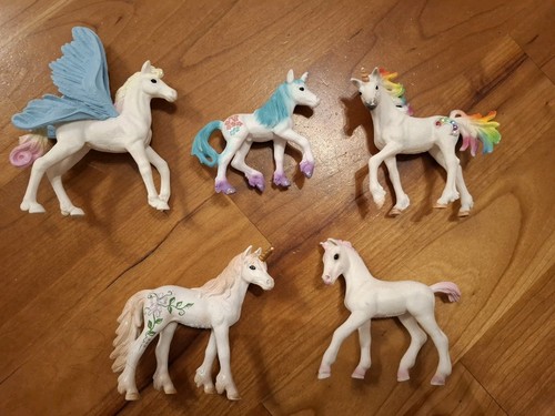 Schleich einhorn set pferde - 5x,