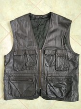 * Herren echt LEDER Weste
