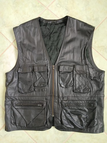 Herren echt leder weste - herren,