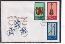 DDR Alte Instrumente aus dem Vogtland Mi 2224-26, Gotha 21.06.77