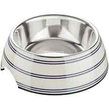 HUNTER Melamin-Hundenapf Silda, 350ml, weiß/grau, Hundenapf