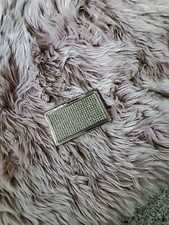 Visitenkarten Etui Silber Metall mit Glitzer Unbenutzt wie Neu