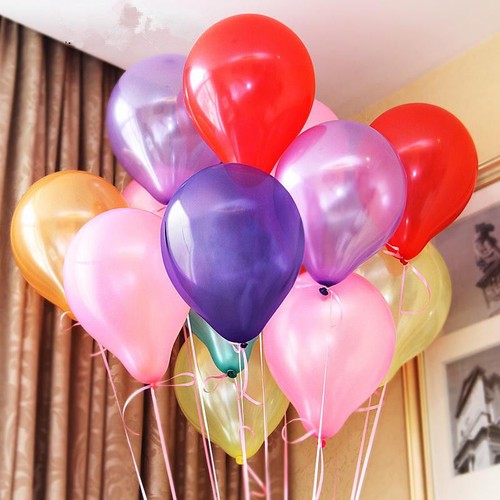 100 latex perlen luftballons - perlen,