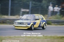 Foto 13x18 cm DTM 1984 Peter Mamerow - VW Golf GTI