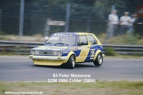 Foto 13x18 dtm 1984 peter - dtm,