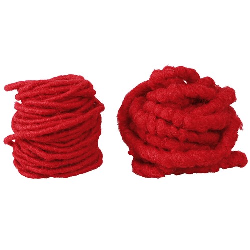 Rote filzkordel wollschnur - rote,