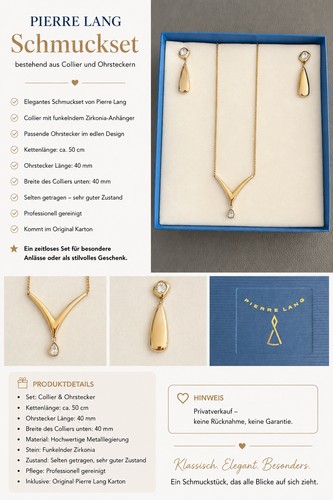 Pierre lang schmuckset - pierre, lang,