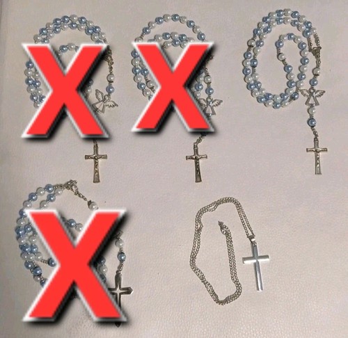 Rosenkranz kette kreuz jesus - rosenkranz,