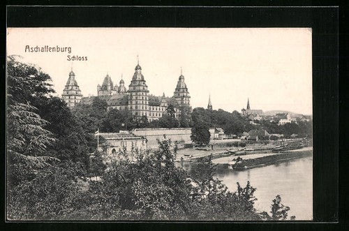 Aschaffenburg schloss neben - aschaffenburg,,