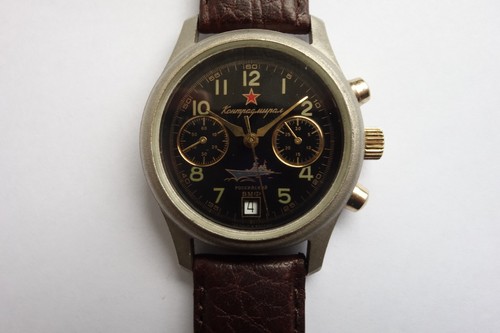 Poljot titan chronograph rote - titan,