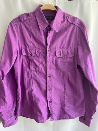 Etro herren hemd lila violett - lila,