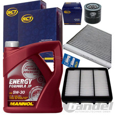 INSPEKTIONSKIT FILTERSET + 5W30 ÖL passend für HYUNDAI i30 KIA CEED 1.4 1.6 2.0