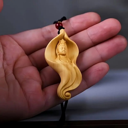 Holz buddha amitabha - buddha,