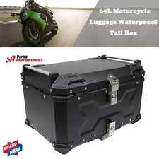 65L Black Motorcycle Top Case