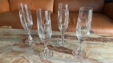 4 Sektgläser, Sektkelche aus