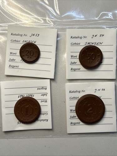 Notgeld porzellan sachsen 1 - porzellan,