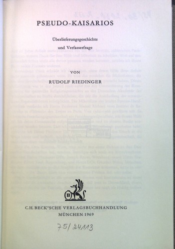 Pseudo-Kaisarios