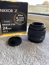 Nikon Nikkor Z DX, 24mm 1,7 Objektiv, Rg. v. 14.06.25, 1. Hand, Top!