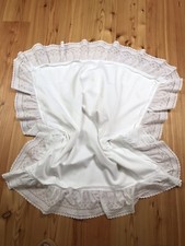 ☀️ FISBA de St-Gall ￼☀️ Kissenbezug•100% Baumwolle mit Lochstickerei • Vintage