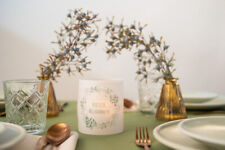 Windlicht Banderole für