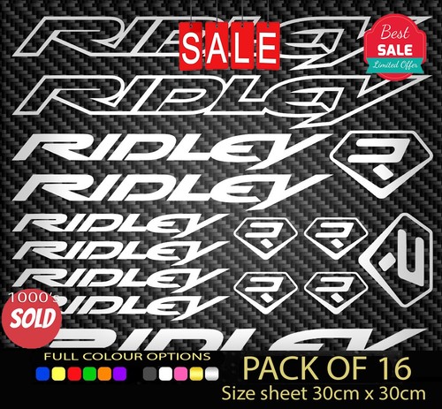 Ridley vinyl aufkleber sticker - ridley,