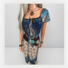 Maxikleid carmen 36 - gr., /