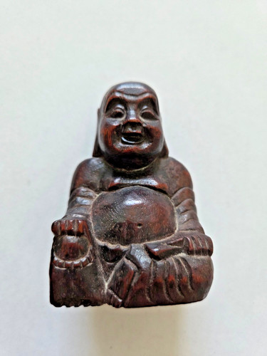 Kleine buddha figur holz - kleine,