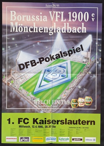 Spiel plakat 1994 - 1994/95, |